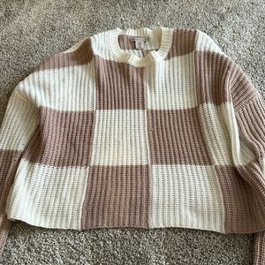 Sincerely Jules Checkered Sweater M
